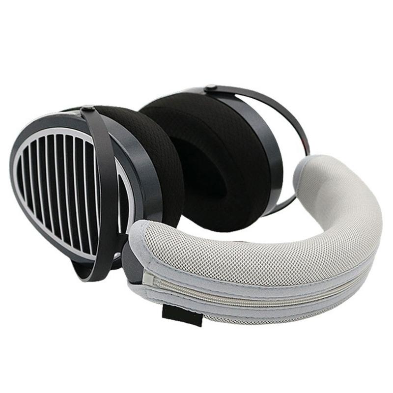 Headband Cover for Edition XS Headphone Headband Breathable Mesh Cloth Zippers Head Beam Cover Replacement Part