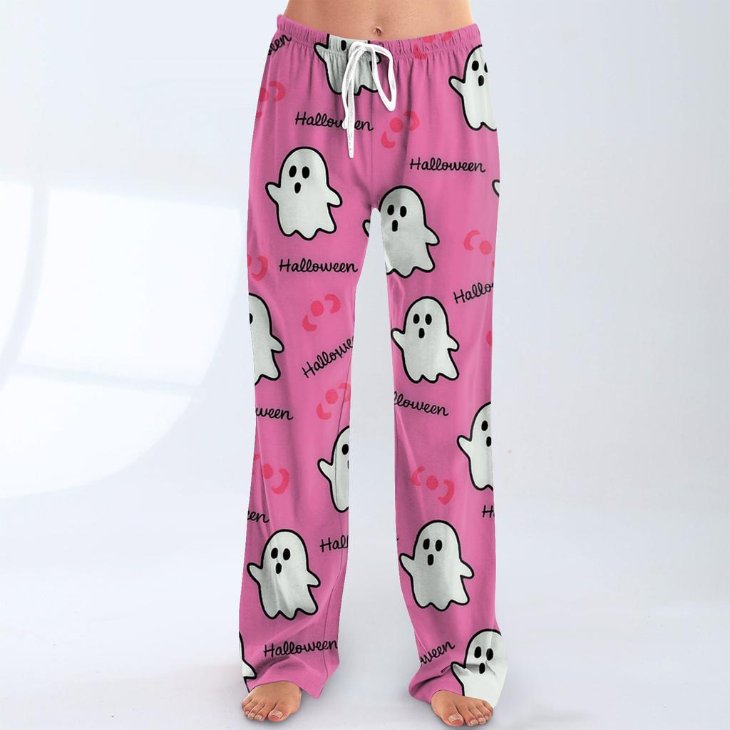 Women's Allover Printed Home Pants Sleeping Pajama Pants Long Pants Pajama Pants Yoga Pants