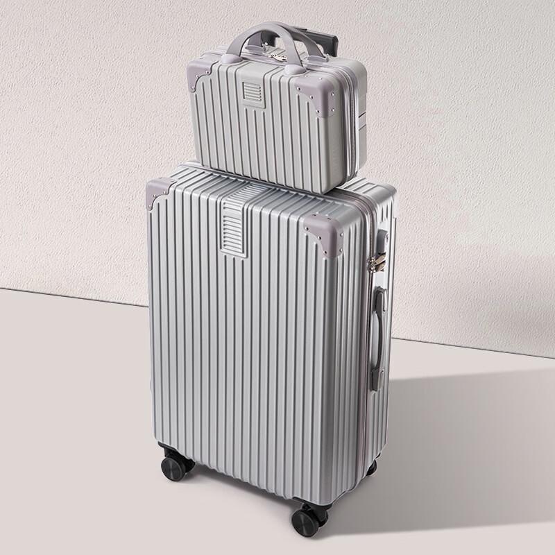 Xinhaoze ABS Hardside Spinner Luggage with Password Lock