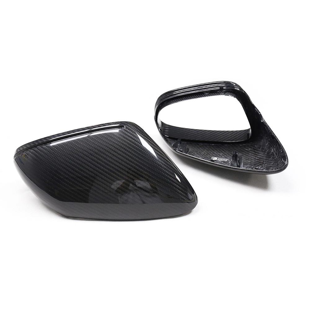 High Quality Dry Carbon Fiber Mirror Covers For Porsche 911 992 S 4s Turbo S Direct Mirror Caps Replacement Mirror Covers