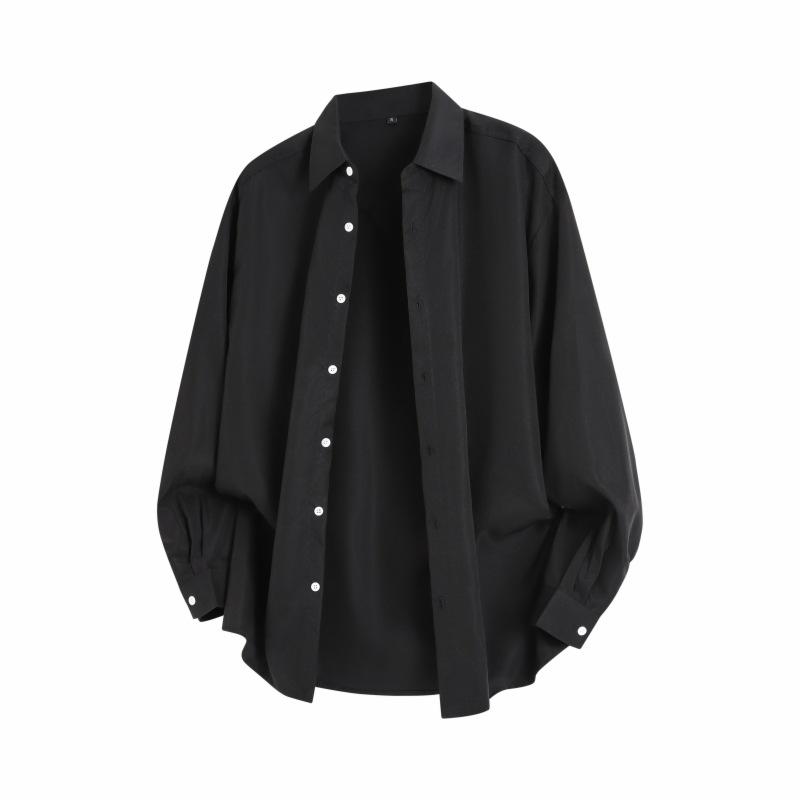 Autumn Solid Color Shirt for Men