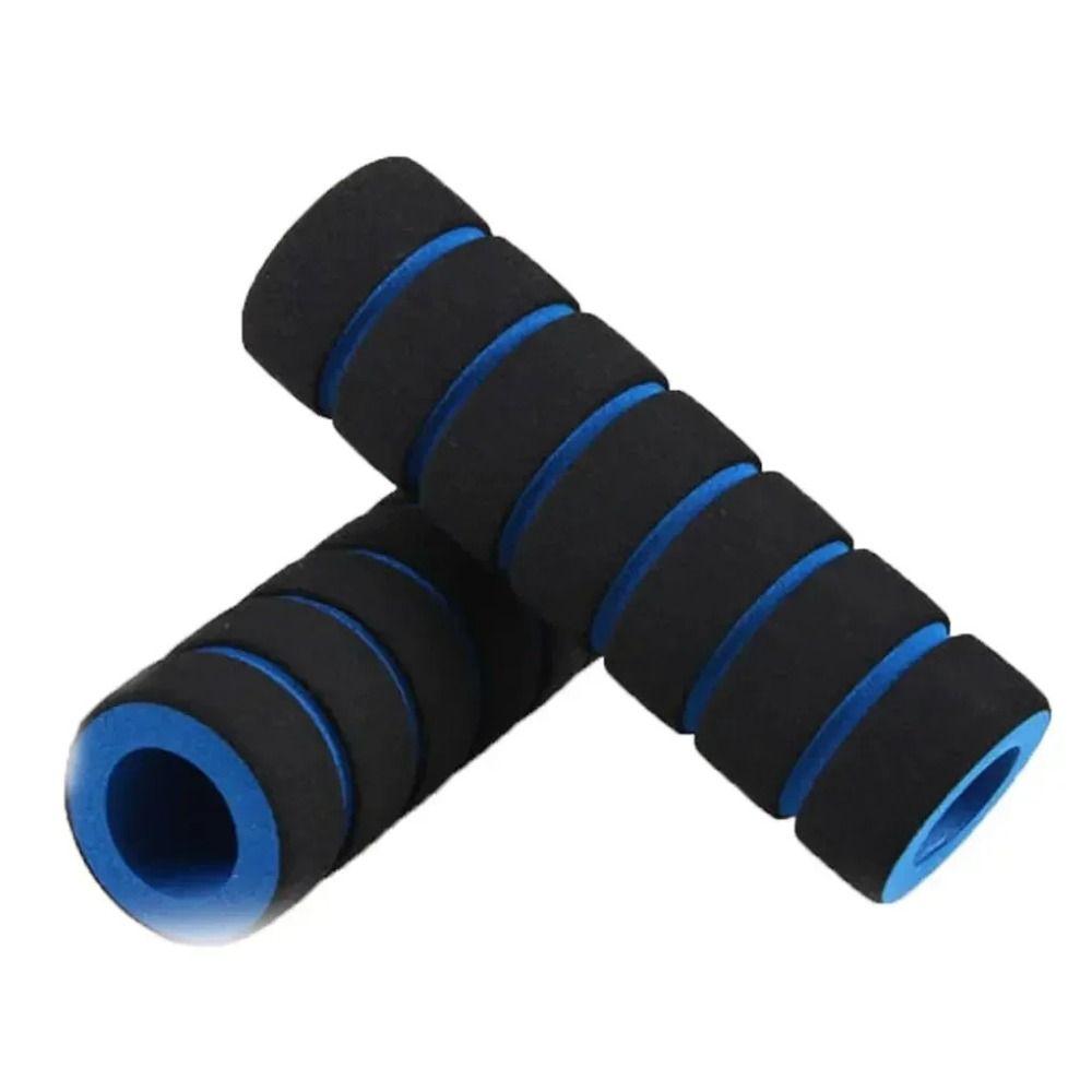 

Universal Bicycle Handlebar Grips Shock-absorbing Bike Sponge Foam Grips Cover Bike Part синий