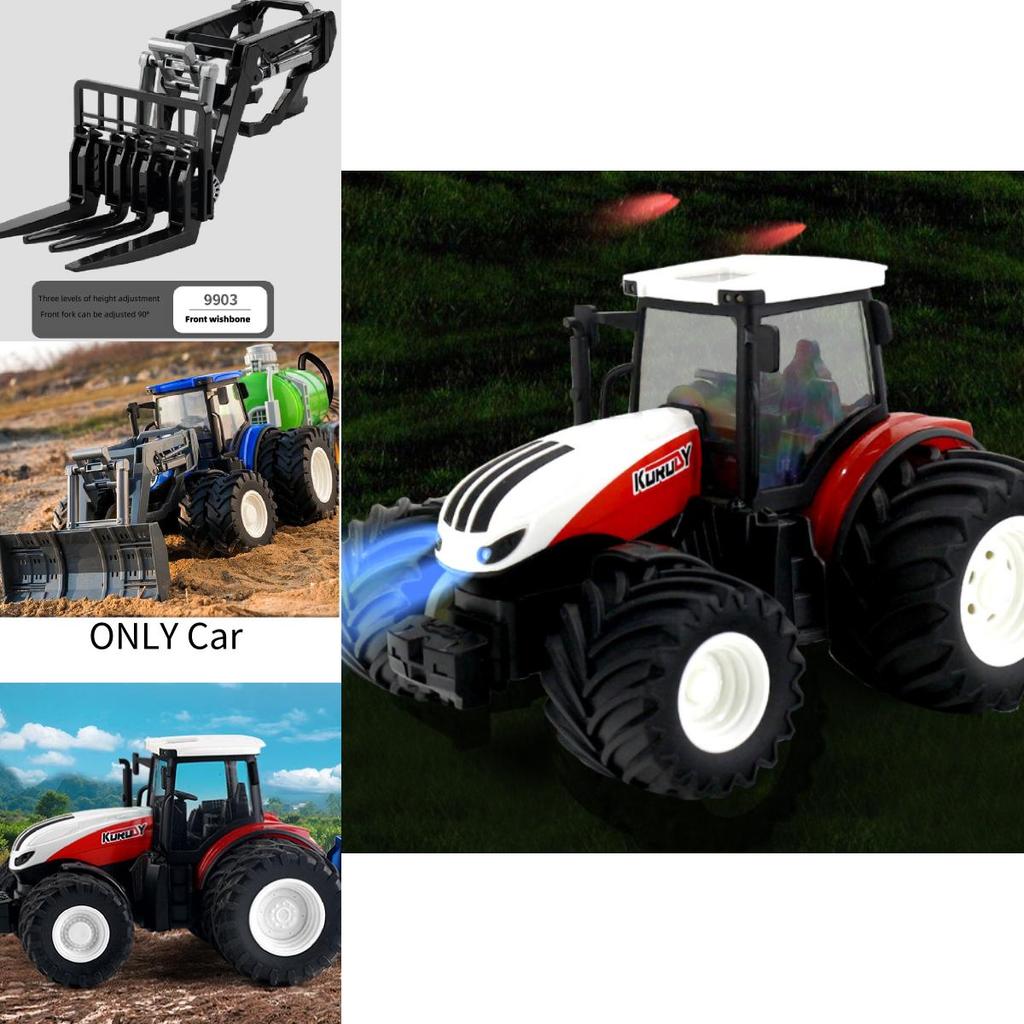 Inertia Alloy Rc Tractor For Toddlers With Forward/reverse Function