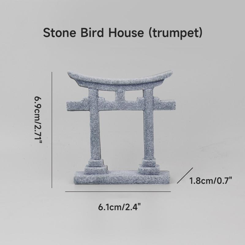 Torii Gate Aquariums Decoration Landscape Ornaments for Fish Tanks Dollhouse