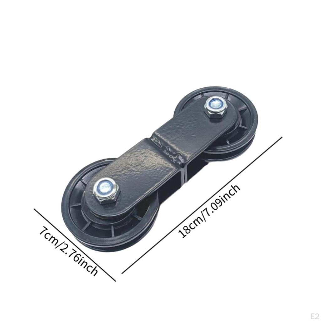 Akcesoria do podwójnego bloczka, Przyrząd do ściągania w dół, Solidny, Części zamienne do podnoszenia ciężarów, DIY Fitness