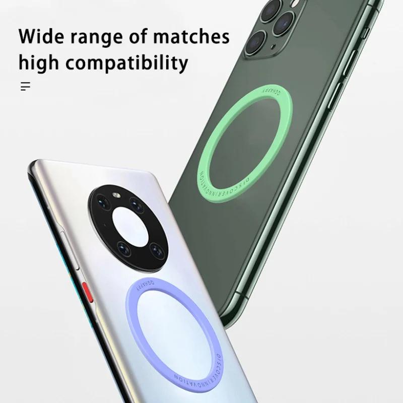 Magnetic Plate Ring For Magsafe Wireless Charger Iron Sheet Sticker Magnet Car Phone Holder For Apple iPhone 14 13 12 11 10