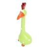 Chicken Statue Creative Fun Resin Chicken Art Figurine for Outdoor Garden Desktop Decoration Green