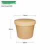 Disposable Kraft Paper Meal Boxes with Lids