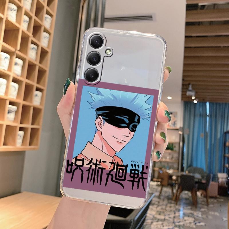 Anime Cartoon Wzór Miękki Przezroczysty Silikonowy Etui Do Samsung A55 M35 S24 Xiaomi Redmi Note 13 Poco C65 iPhone Aparat Wstrząsoodporny Ochronny Pokrowiec