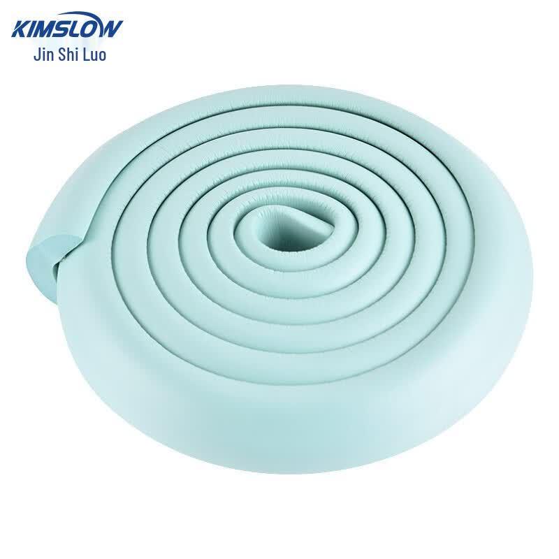 KSL268 L-Shaped Safety Bumper Strip 4m (2-pack) циан