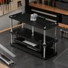 Heating Press Machine with Layered Work Platform, Guide Posts, Spring Supports and Top Adjustment Handle for Phone Stand and Rear Cover Repair