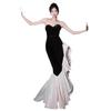 Tube Top Evening Dress Dress High-end Light Luxury Niche High-end Sense Black Sequin Fishtail Design Sense Annual Meeting Dress Women