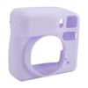Instant Camera Silicone Protective Case for SE Wear Fall Resistant Soft Shell Pure Color Purple