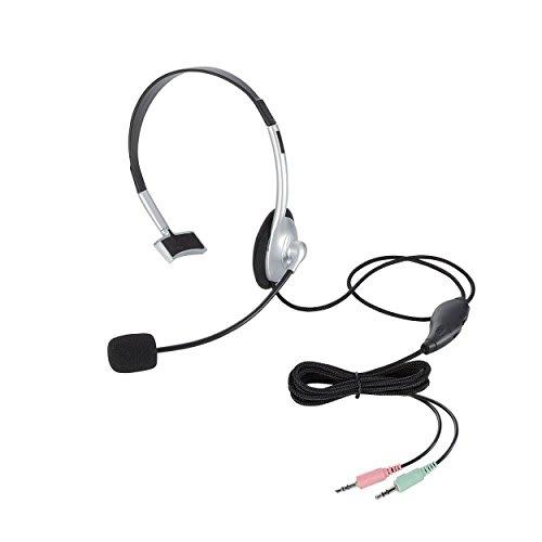 ELECOM Headset Microphone Single Ear Overhead 1.8m HS-HP21SV