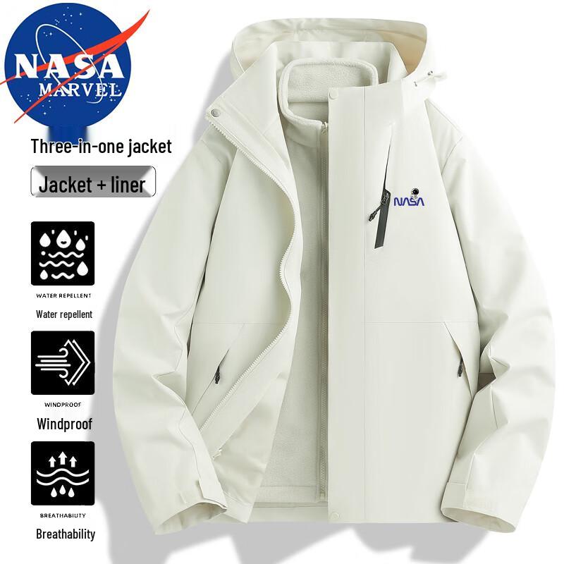 

NASA MARVEL Men s 3-in-1 Outdoor Winter Jacket 4XL