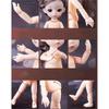 Movabl Joints 17cm Bjd Girls Doll Large Skirt Hem 3D Eyes Mini Doll Toys  Girls Gifts