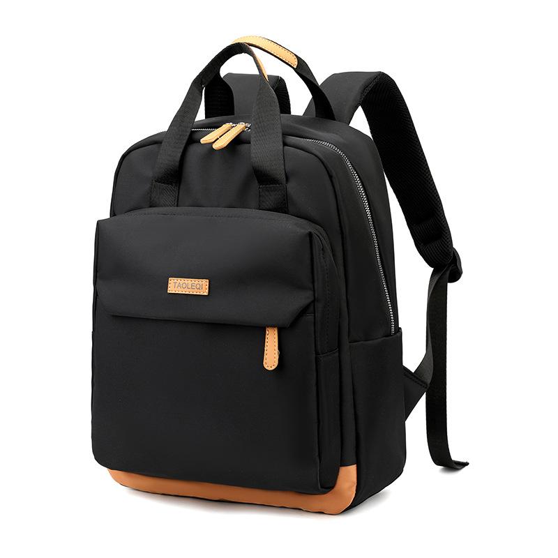 Backpack for Women's Computer Bag Trendy Versatile Outdoor Leisure Portable Business Nylon Cloth Travel Bag School Bag