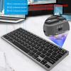 JOMAA 2.4G Bluetooth Keyboard Mini Multimedia Wireless Keyboard Mouse Set with Multi-device Gaming Bluetooth Keyboard Mice