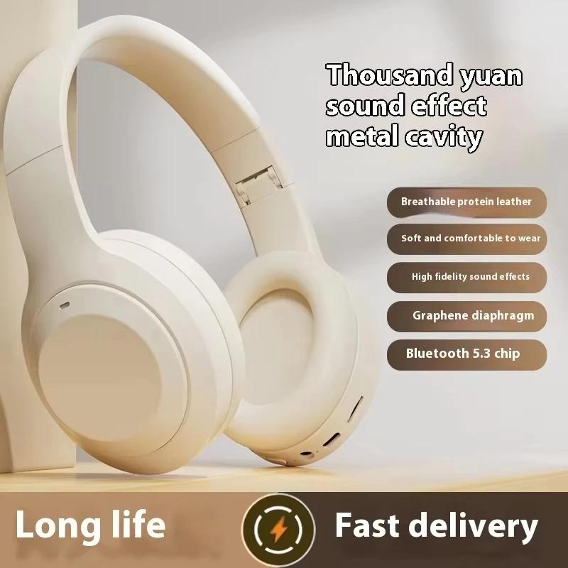 M5 Wireless Headset Bluetooth5.3 HiFi Stereo Earphones Noise Cancelling Gaming Headband Foldable with Mic Earbuds