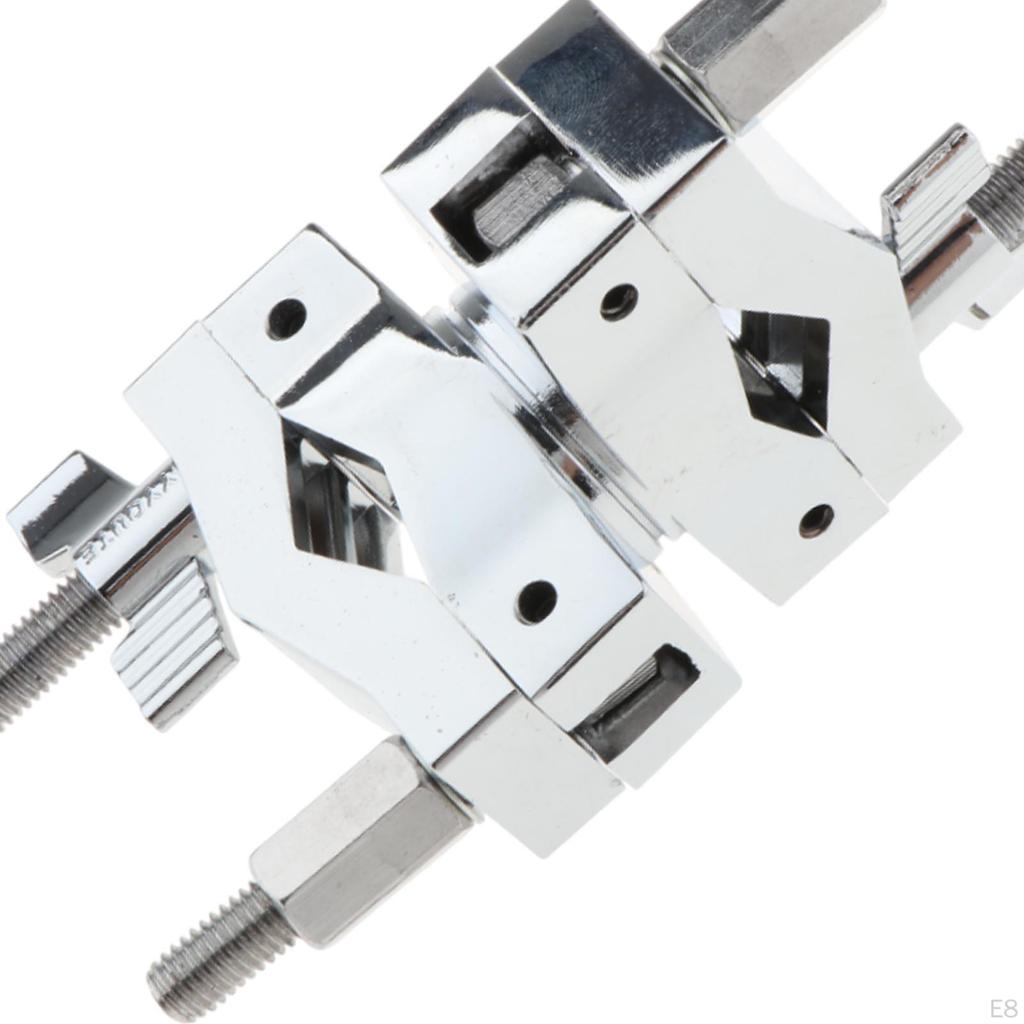 Drum Connecting Bracket Rack Clamp Percussion Stand Attachment Adjustable Extension