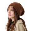 Cashmere Knit Hat for Winter Warm and Cozy Cashmere Material Knit Hat Suitable for Commuting School One Size Fits All Unisex [Utukky] - Outer 100% +