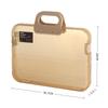 A4 Transparent Plastic Folder Large Accordion File Bag for Calligraphy and Test Paper Storage