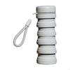 Water Bottle, 500ml Silicone Lightweight Reusable Sports Drinking Cup for Hiking Backpacking