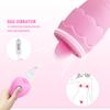 EXVOID Tongue Egg Vibrator 12 Speeds G-spot Vagina Massager Oral Licking Vibrators Clitoris Stimulator Adult Sex Toys for Women