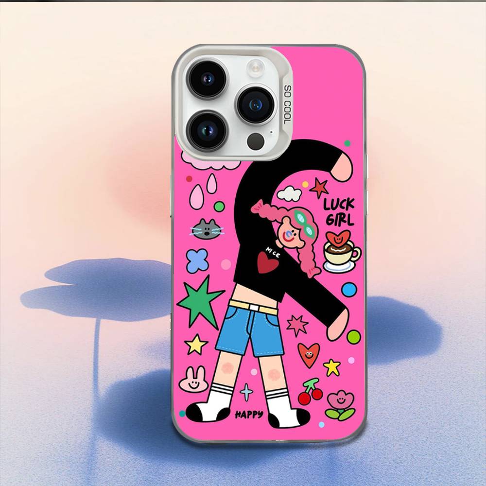 

Funny and funny boys and Cute girls Phone Case For iPhone 17,16,15,14,13,12,11,Mini,Pro,E,MAX White Candy Matte Shockproof Cover iPhone13promax