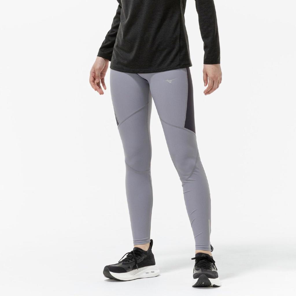 Mizuno SlimFit Multi-Pocket Long Tights J2MBC710 Women's Quiksilver XL Running Wear
