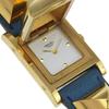 HERMES Medor Watches whiteDial Stainless Steel/leather Quartz Analog display Women Used
