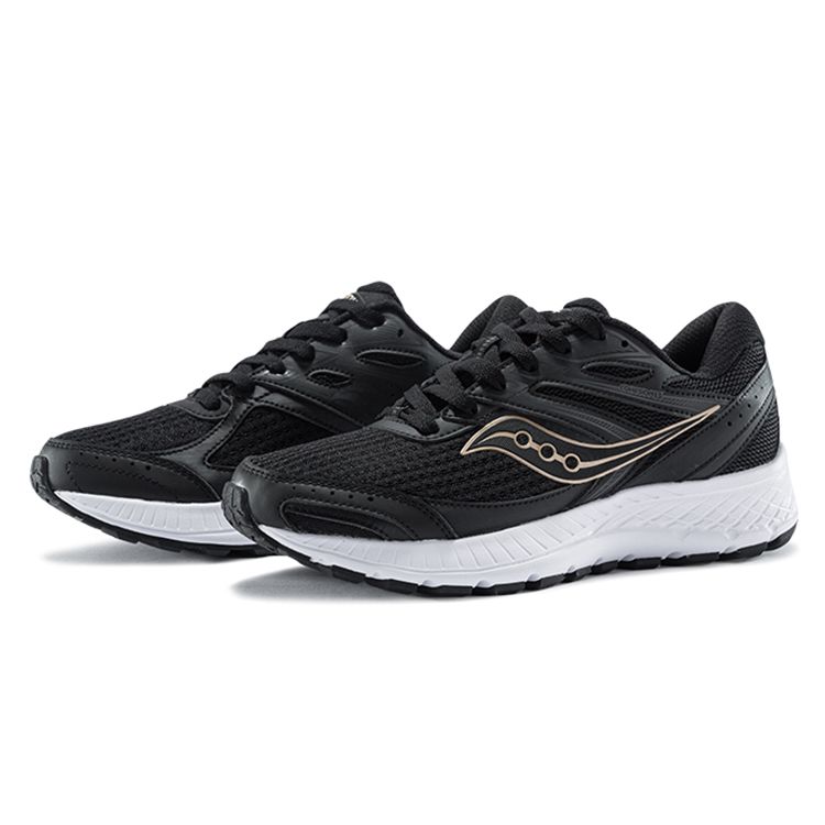 Saucony Cohesion 13 Running Shoes Women sneaker Black Gold S10559-52