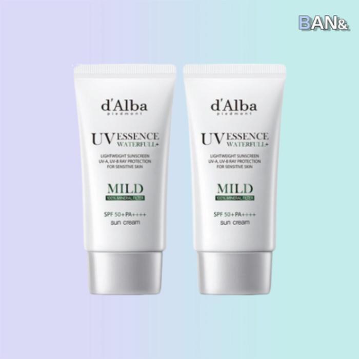 d Alba Waterful Mild Sunscreen 50ml x 2. (17503101)