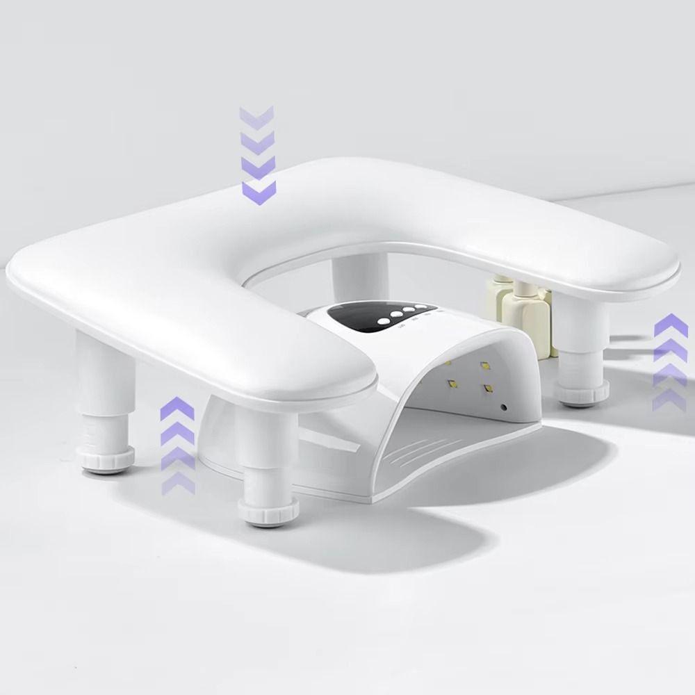 U-shaped Manicure Hand Pillow Rotating Lifting Arm Rest Stand Soft Nail Pillow Nail Polishing