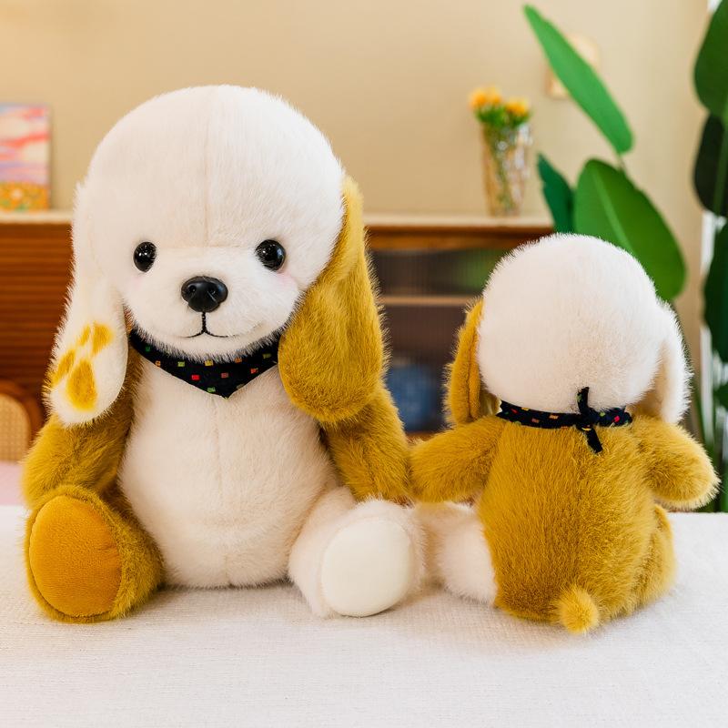 Lop-eared puppy Ah flower doll baby comforting pillow to give girlfriend companion doll grabber doll ornaments