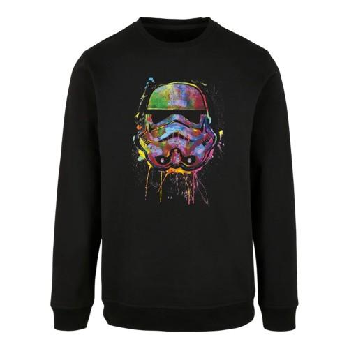 STAR WARS Men's Paint Splats Helmet Sweatshirt