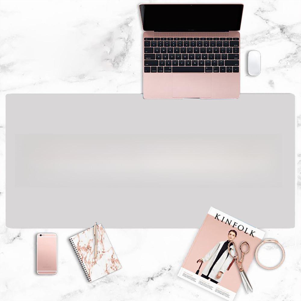 Extra Großes Rutschfestes Englisch-Kurzbefehl Mauspad - Schmutzabweisendes Schreibtischpad im europäischen und amerikanischen Stil