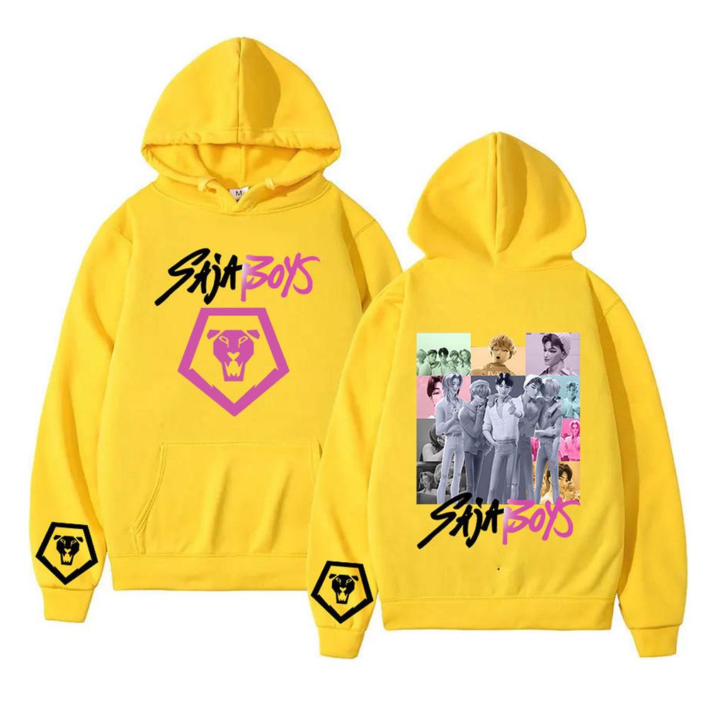 Women's Printed Round Neck Pullover Sweatshirt Hooded Drawstring Sweatshirt Top