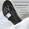 Graphene 4D Cloud Tech PU Massage Arch Insole: Men's High-Elastic, Shock-Absorbing, Deodorizing, Sweat-Absorbent Sports Insole.