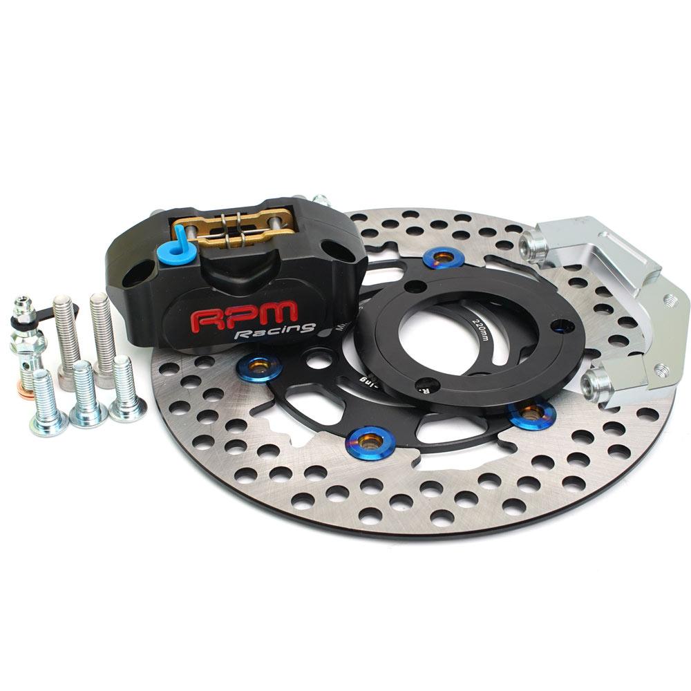 220mm Brake Disc Rotor 3 Hole Caliper Set RPM 84mm Brake Caliper Radil mounting for For Yamaha Aerox Nitro BWS 100 JOG 50 rr