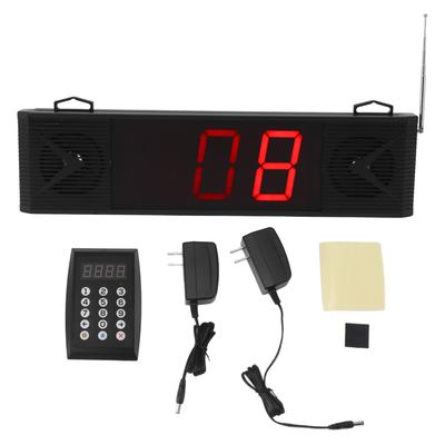 Queue Calling System Loud Speaker Screen Display 3 Digits Easy Operation Take A Number System
