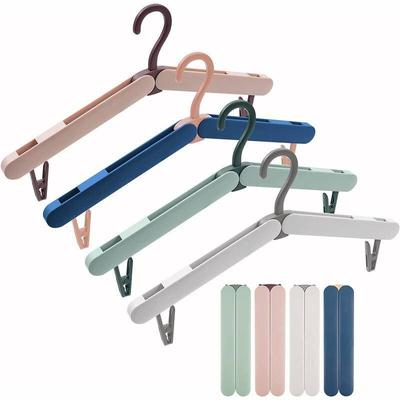 Folding Clothes Hanger, Portable and Multifunctional Clothes Hanger, Household Storage, Travel Clothes Hanger, Household Goods