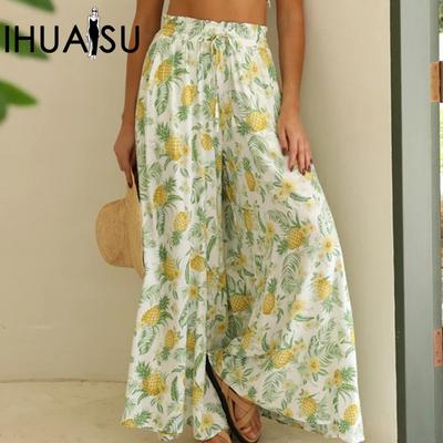 Spring Summer Casual Wide Legs Loose Casual Fashion Pants Women