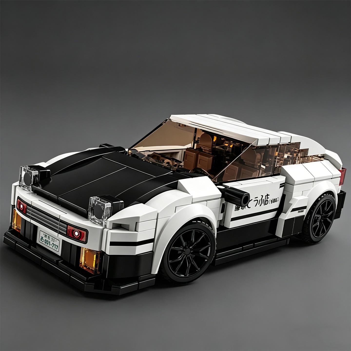 

2026 New Scale Model City Series Car Series AE86 Racing Assembly Building Block Set Boys Girls Learning Educational Toy Car Scale Model Scale Figure NO BOX