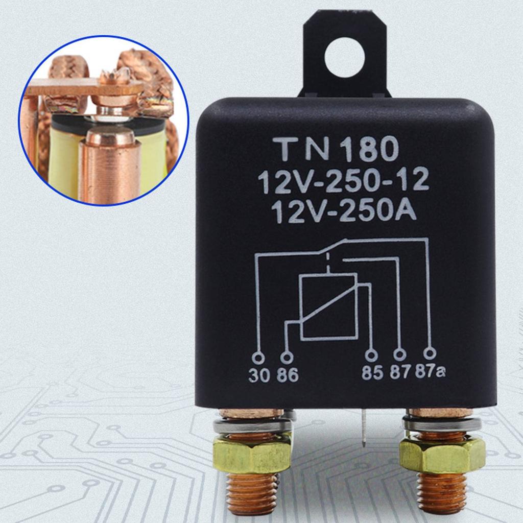jingfei Car Relay, 24V 250A Continuous High Power, Motorcycle Control Switch, Terminal Automotive Starter Relay