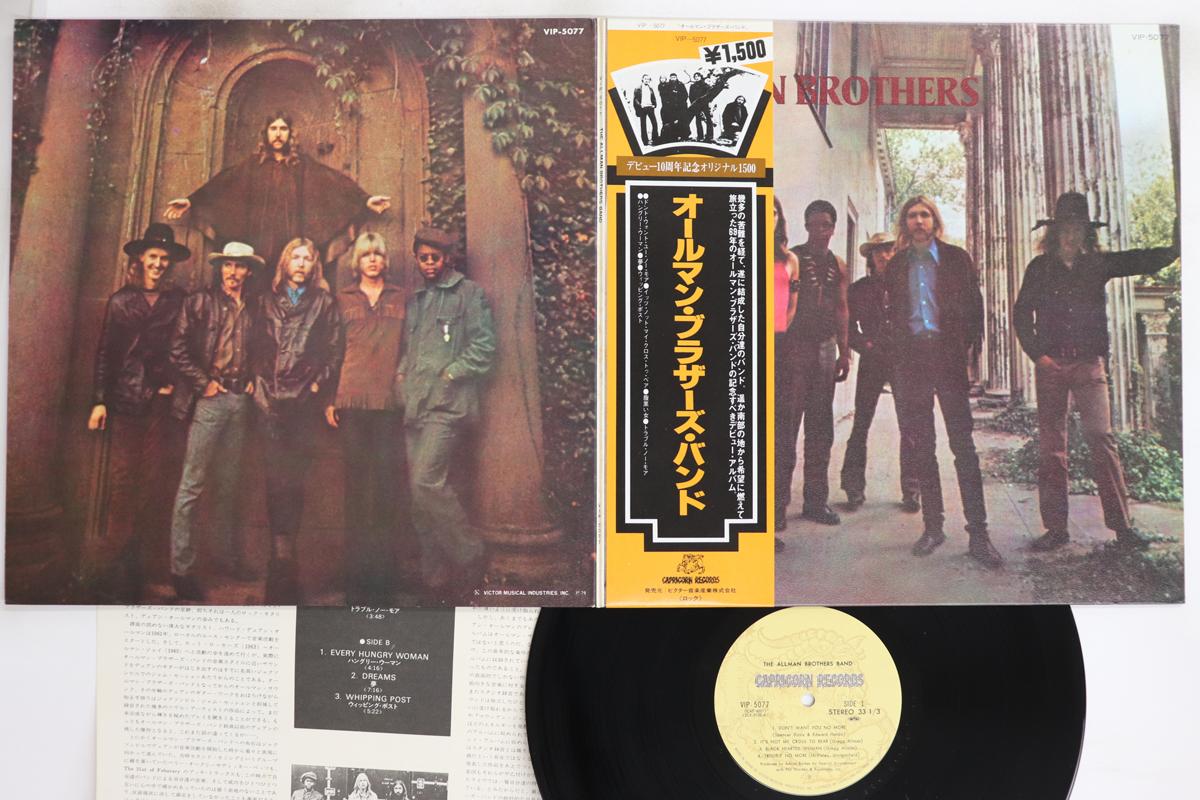 

LP Пластинка ALLMAN BROTHERS BAND - Allman Brothers Band VIP5077 CAPRICORN 1979 Япония Оби Рок Б/У
