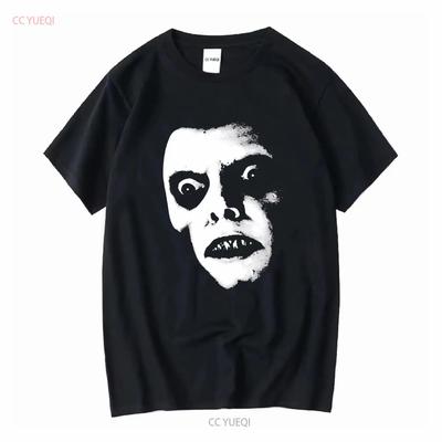 Captain Howdy Exorcist T Shirt Long or Short Sleeves Vintage Washed Homme Versatile Unisex Casual Graphic Slightly Comfortable