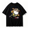 Paw Patrol Chase kids T-Shirts "POWER! Ready for Action" Graphic T-Shirt Chest Print White Unisex Crew Neck Short Sleeve