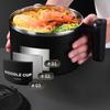 Stainless Steel Noodles Ramen Bowl Heat Resistant Large Capacity Noodles Cup with Handle Anti-scald Lunch Box Lunch Box
