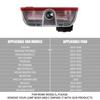 Hub Caps LED Light Car Door Projector HD Welcome Light For VW Volkswagen Golf Sagitar Tiguan Touareg Scirocco Passat Variant B8 EJ1